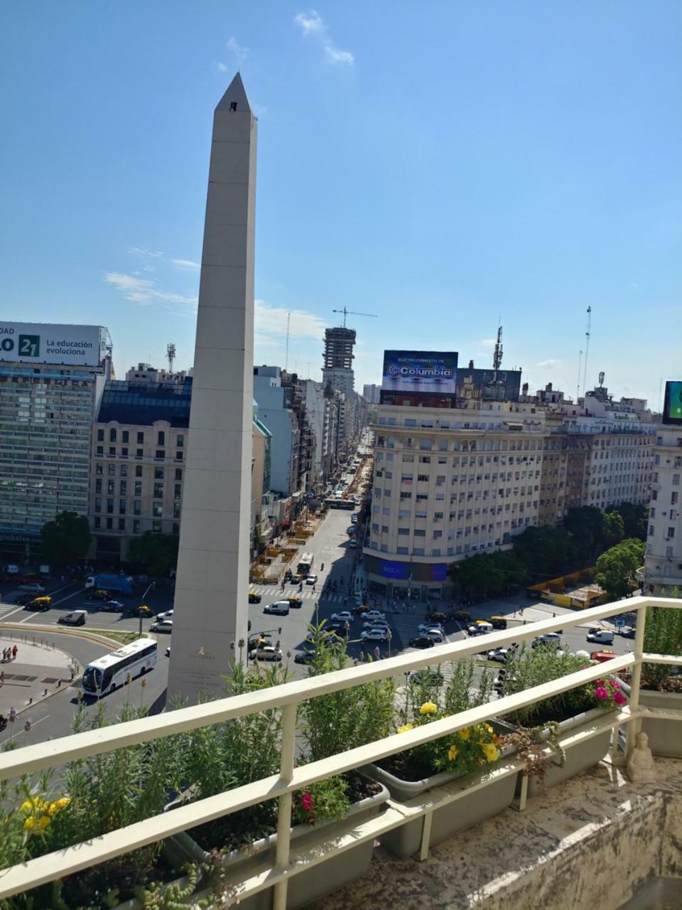 Ferienwohnung Penthouse Frente Al Obelisco Con Terraza Buenos Aires Exterior foto