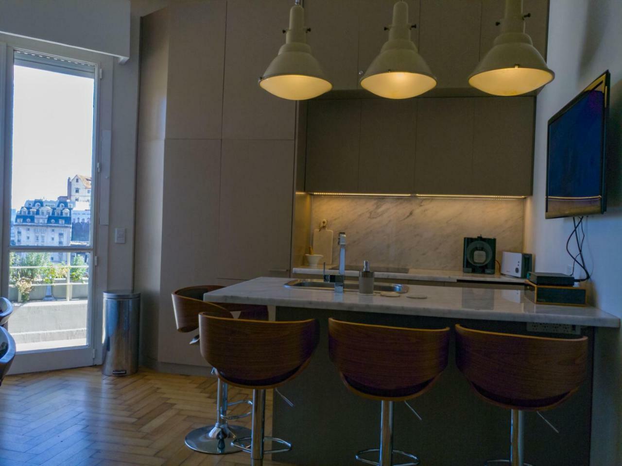 Ferienwohnung Penthouse Frente Al Obelisco Con Terraza Buenos Aires Exterior foto