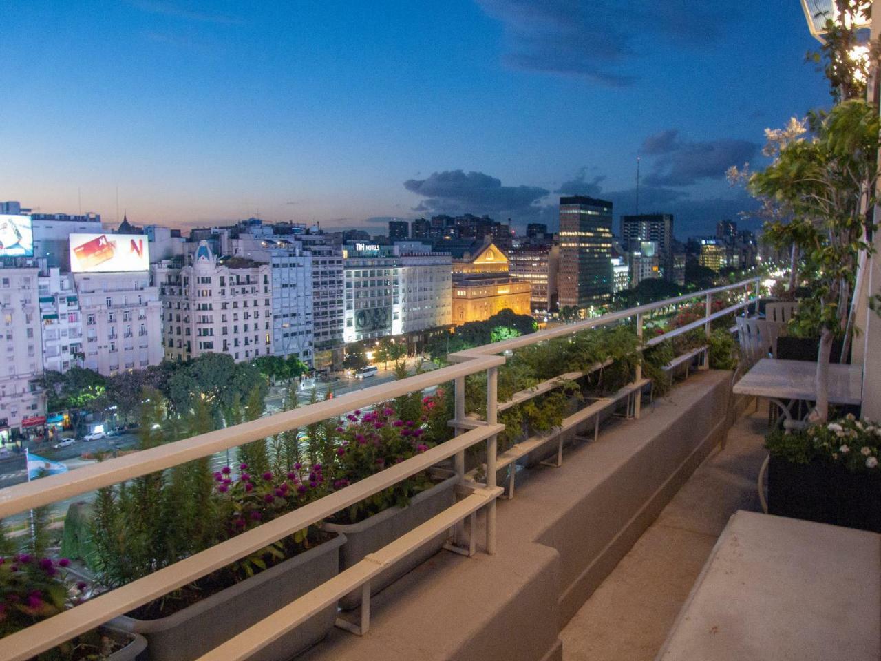 Ferienwohnung Penthouse Frente Al Obelisco Con Terraza Buenos Aires Exterior foto