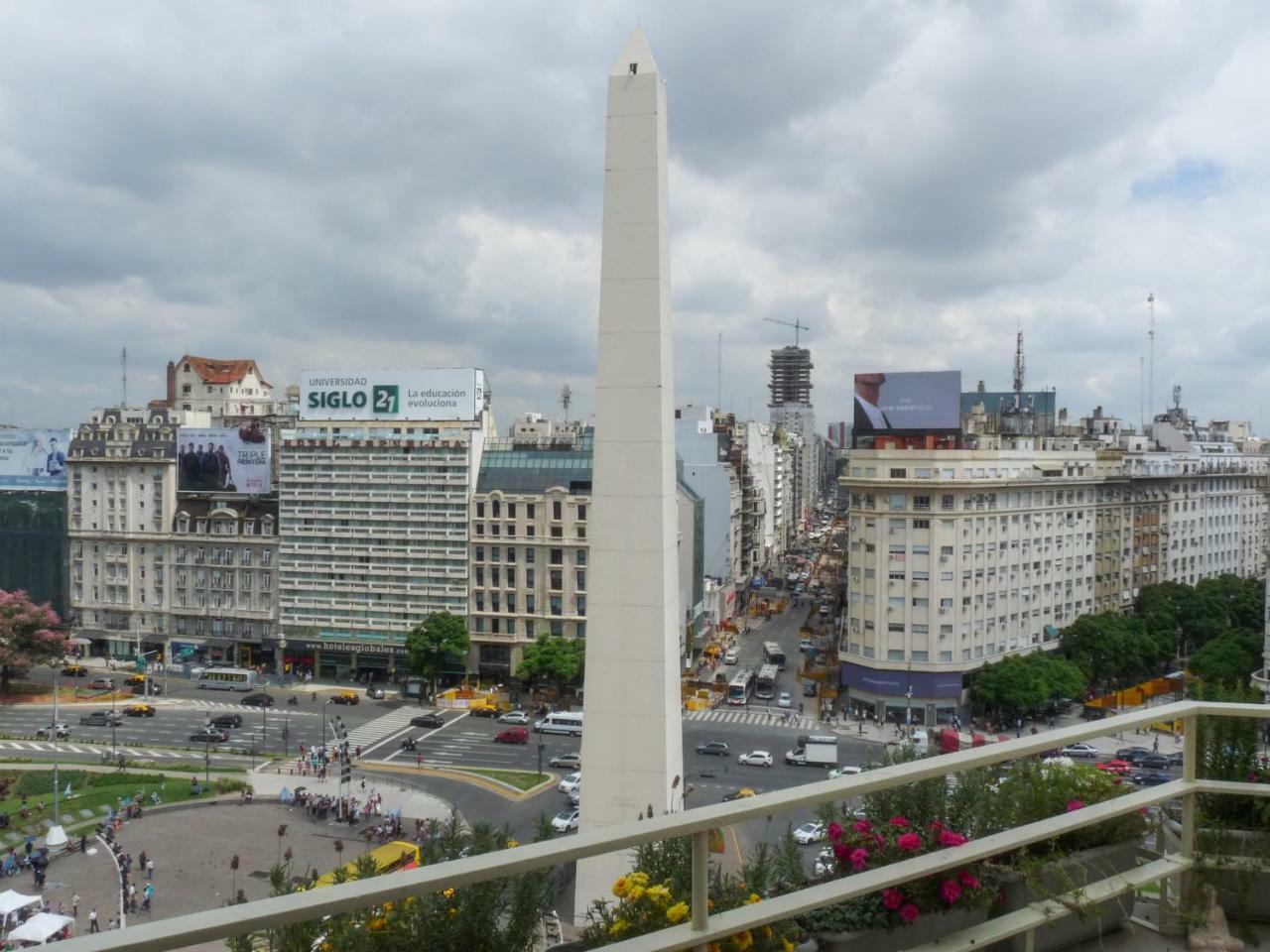 Ferienwohnung Penthouse Frente Al Obelisco Con Terraza Buenos Aires Exterior foto