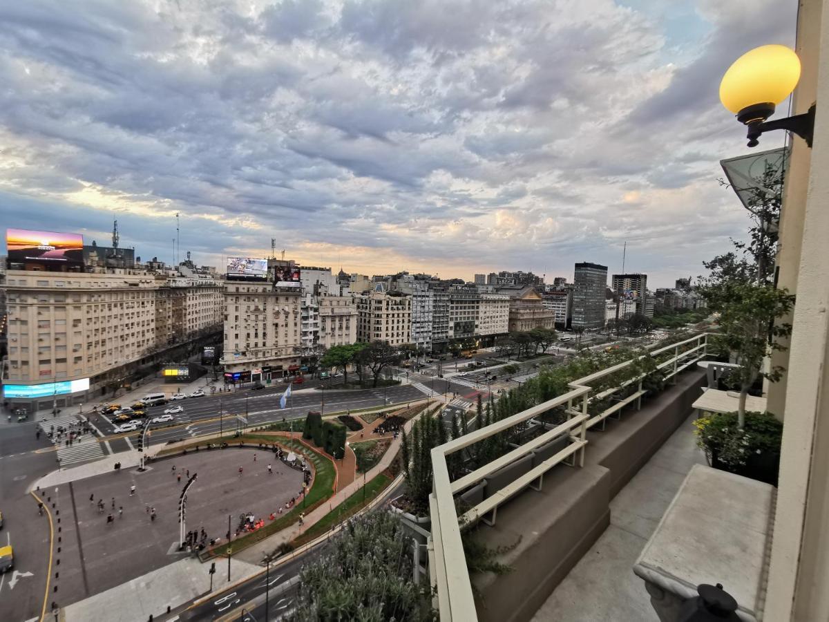 Ferienwohnung Penthouse Frente Al Obelisco Con Terraza Buenos Aires Exterior foto