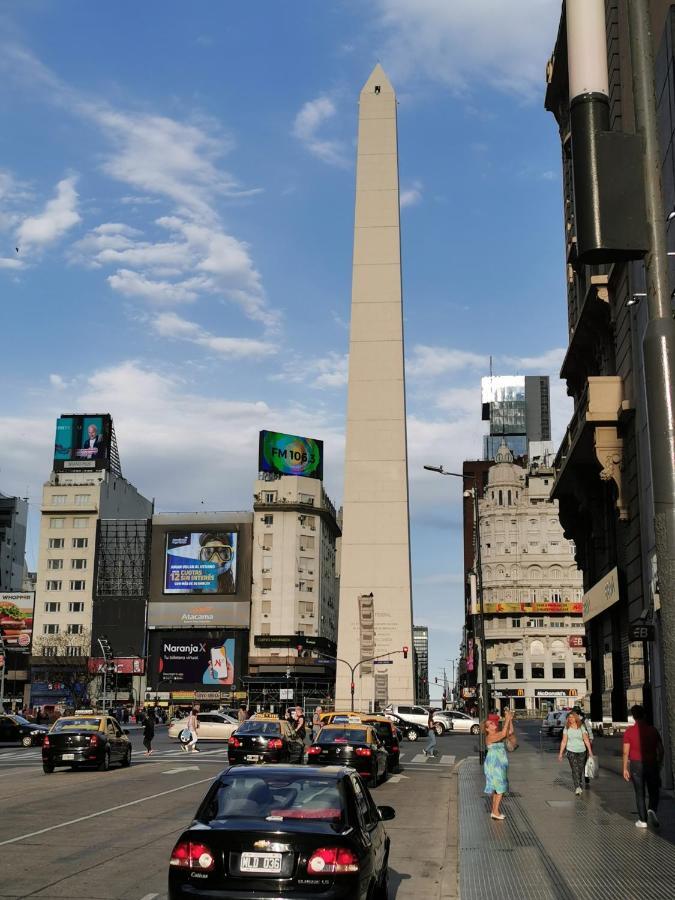 Ferienwohnung Penthouse Frente Al Obelisco Con Terraza Buenos Aires Exterior foto