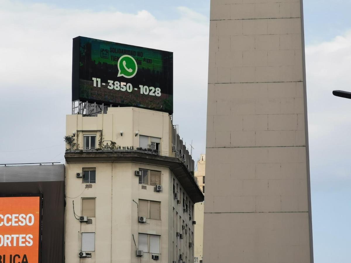 Ferienwohnung Penthouse Frente Al Obelisco Con Terraza Buenos Aires Exterior foto