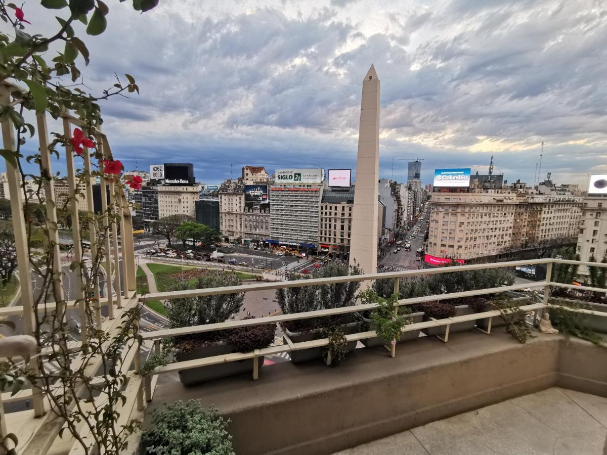 Ferienwohnung Penthouse Frente Al Obelisco Con Terraza Buenos Aires Exterior foto